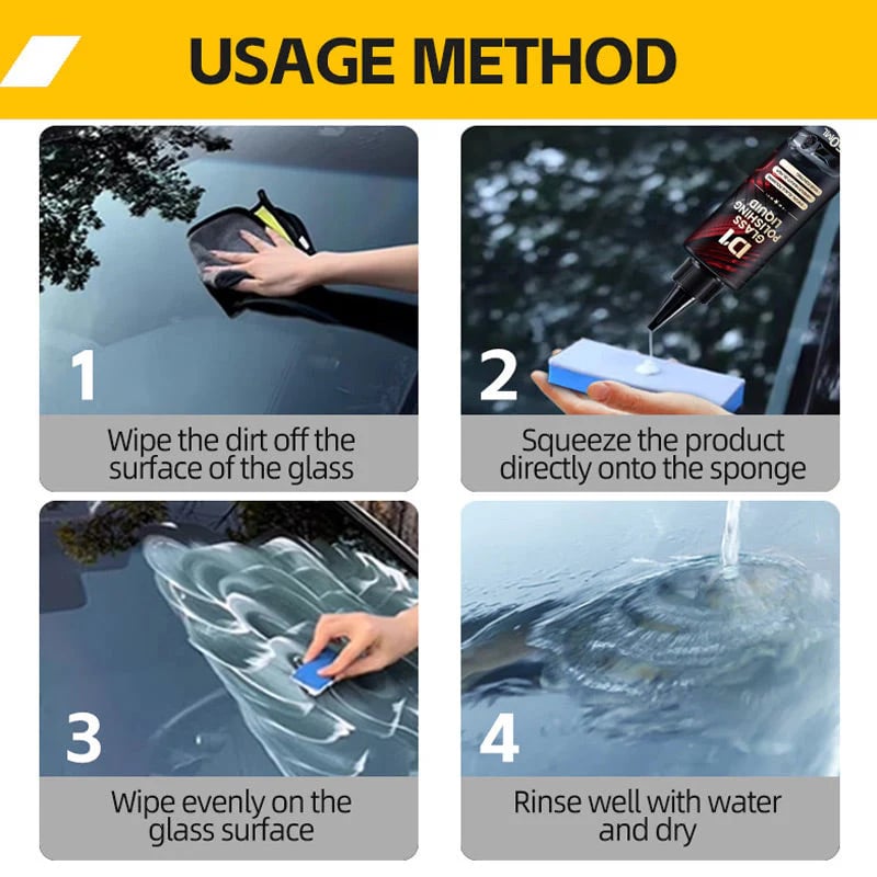🔥Hot Sale 50% Off🔥Auto Glass Scratch Care Polishing Fluid