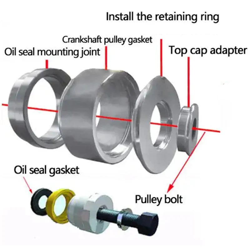 🔥50% off 🛠️ Portable Cam and Crankshaft Seal Removal Tool Kit