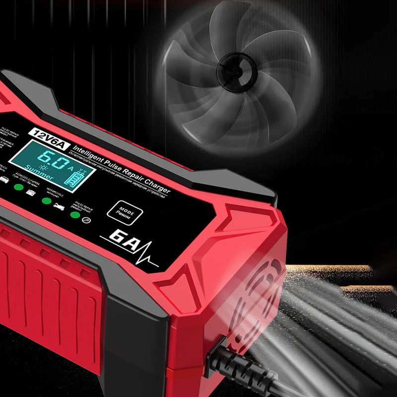 Smart Battery Charger for Car & Motorcycle
