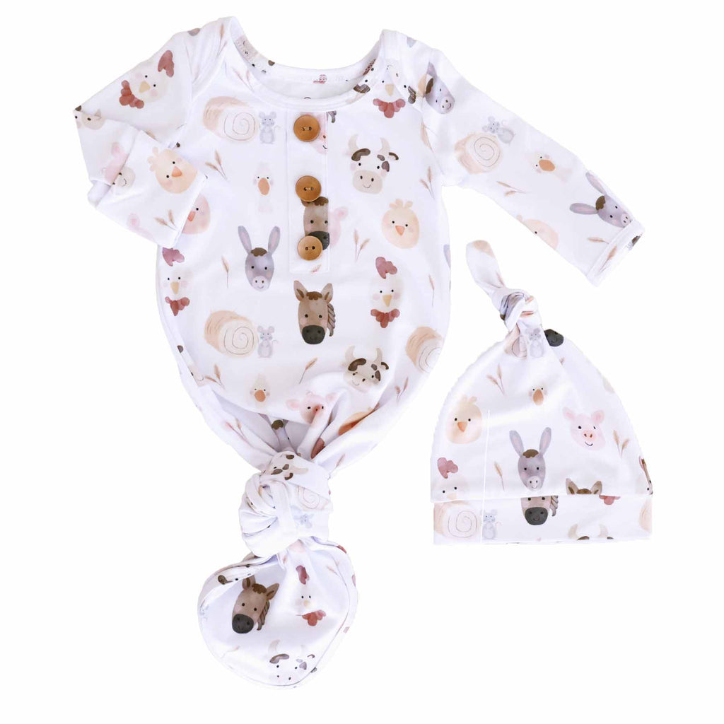 Printed Knot Gowns for Boys | Best Sellers