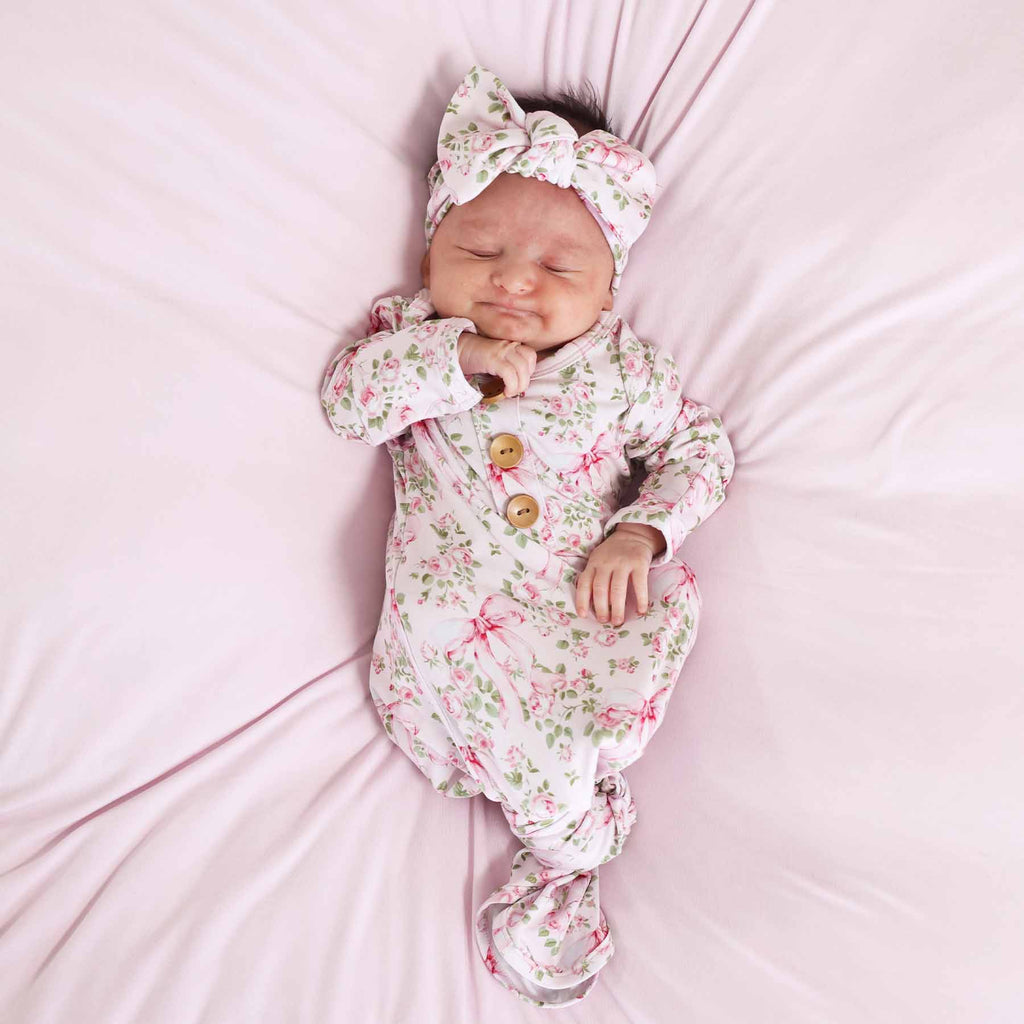 Printed Knot Gowns for Girls | Best Sellers