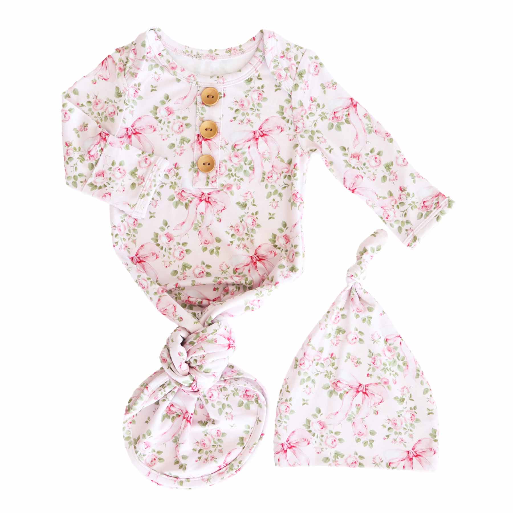 Printed Knot Gowns for Girls | Best Sellers