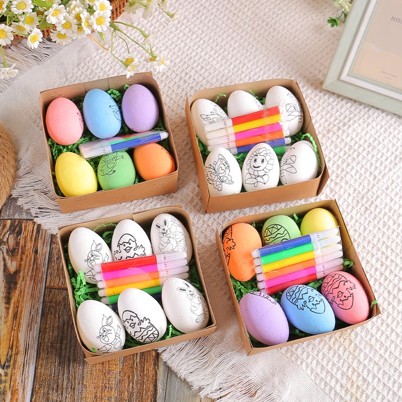 DIY hand-painted Easter eggs🥚