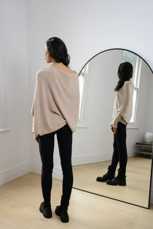 ✨Asymmetric Draped Jumper