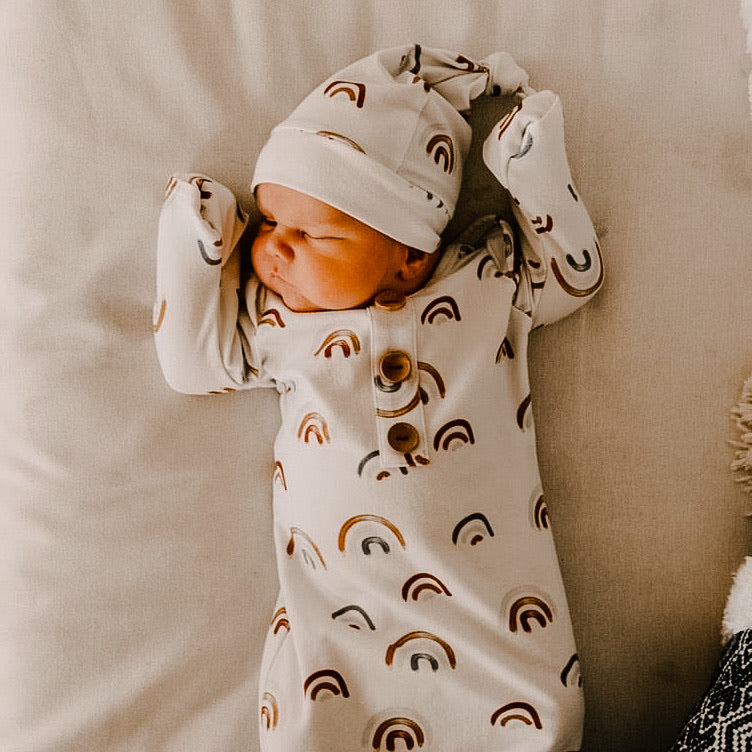 Printed Knot Gowns for Girls | Best Sellers