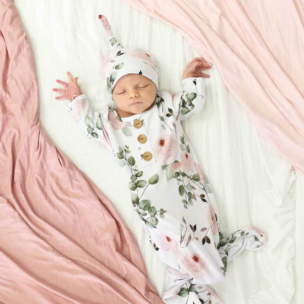 Printed Knot Gowns for Girls | Best Sellers